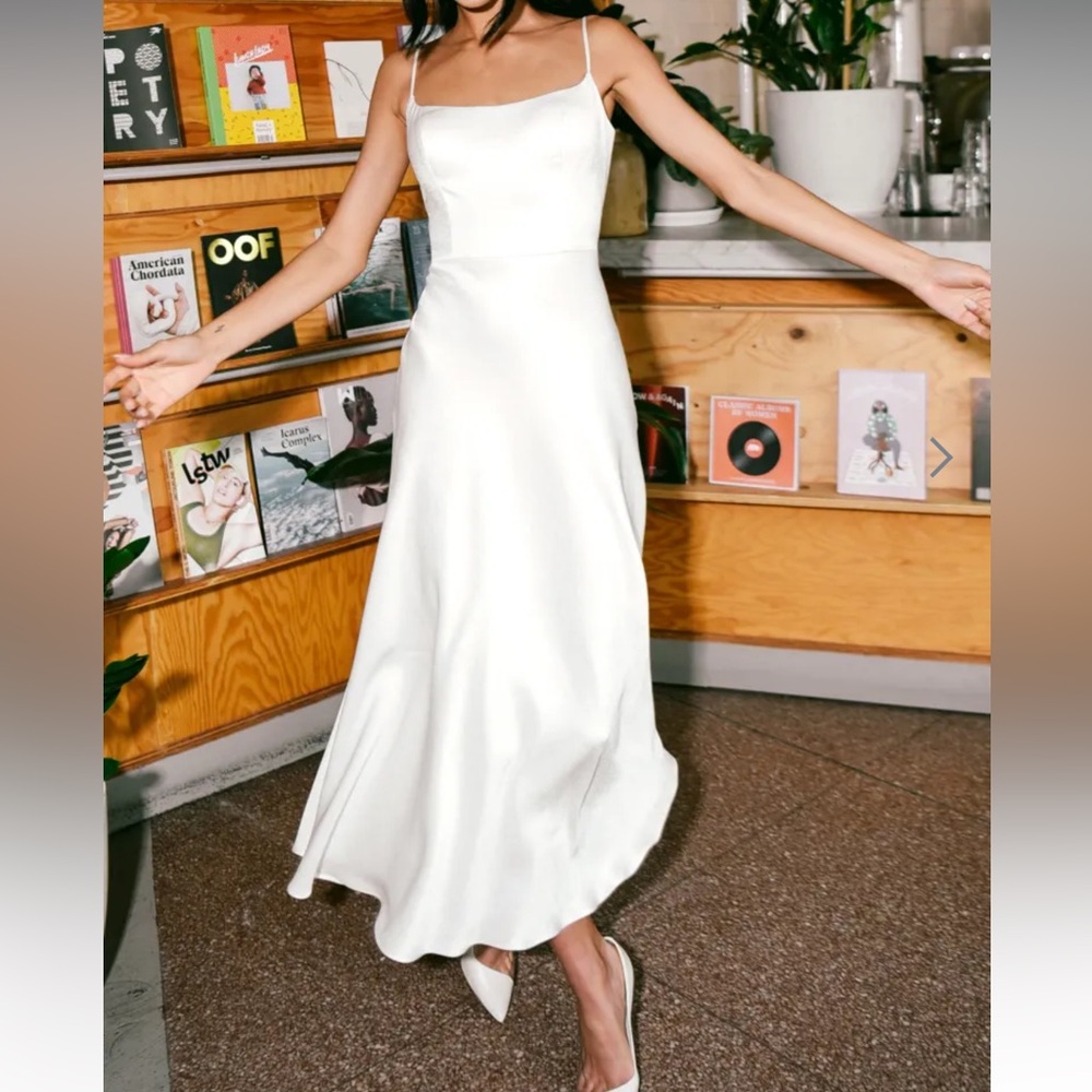 NWT- Jenny Yoo Callista Dress (Bridal, occasion) Sz 10, small/medium, white
